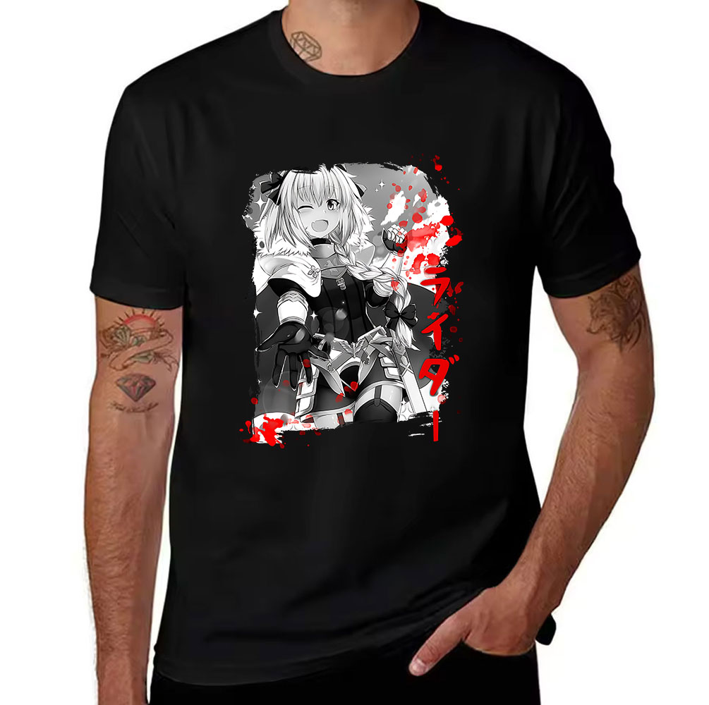 Fate Anime Merchandise - Camiseta Gráfica Fate/Apocrypha Astolfo Rider, Estilo